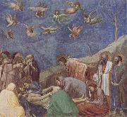 GIOTTO di Bondone The Lamentation of Christ oil on canvas